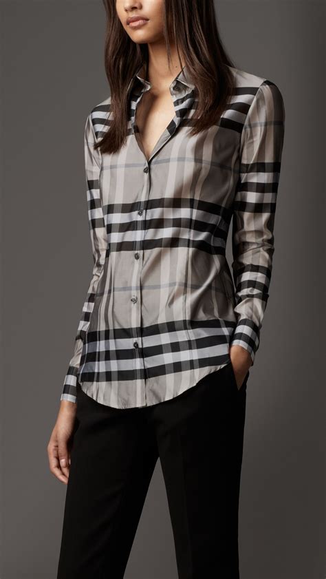 burberry silk blouse|female burberry shirts on sale.